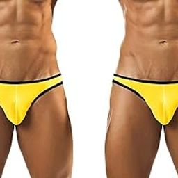 Men Thong Underwear Mustard Color Pack of 2-016-picture-19