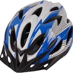 SAZ DEKOR Kids Bike Helmet Trendy Adjustable Cycling Helmet for Skating Outdoor Riding Blue White-image-35