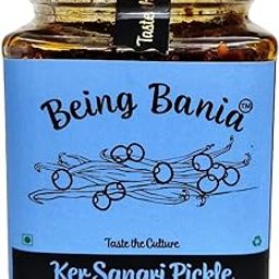 Being Bania Premium Ker Sangri Pickle - 250g in glass jar | Homemade Handmade mix achar | Kair pickle | Marwari Rajasthani delicacy pickle | Teet Dela Panchkutta-image-23