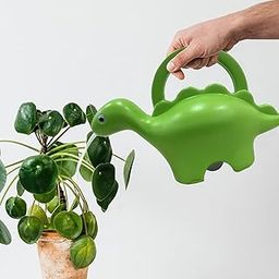 Go Hooked Plastic Dinosaur Shape 1 Liter Kids Watering Can for House Plants & Garden Plants Roar Some Gardening Dino Shaped Delight Garden Time Travel (Pack of 1, Green, 1 Liter)-22