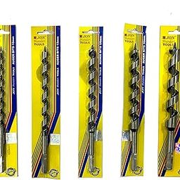 Jon Bhandari Tools Auger Drill Bits Set – Heavy Duty, Hardened Steel, Wide Flutes for Fast Chip Removal, Forged Wood Bits for Precision Drilling in Hardwood & Softwood – Woodworking, Carpentry & DIY-image-32