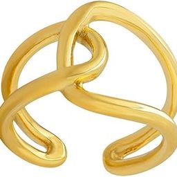 Ring for Women | Anti Tarnish Stainless Steel Adjustable Finger Ring for Girls | Non faded Ring | Girl Fashion Jewellery-image-95