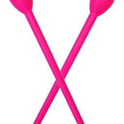CGMJ 2 Pcs Rhythmic Gymnastics Stick Clubs Gymnastics Training Equipment Tool 13.38" Length-image-10
