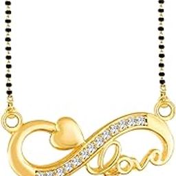 Lovely letter N Gold plated Valentine Latest pendant Alphabet Brass Mangalsutra-image-59