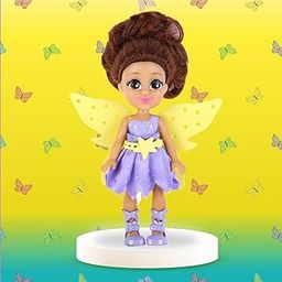 Lil Diva Dolls 6" Pixie Fairy Aurora Doll for Girls|Soft Movable Body with Realistic Features|Birthday Gift for Kids 3+ Yrs|Early Learning Toy for Girls|Ideal Gift for Birthdays & Special Occasions-image-8