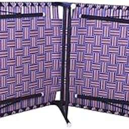 Portable Iron Folding Guest Bed and Camping Bed, Extra Space Saving Design for Home Single Size 30 x 72-25
