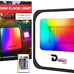 Dreamlux Best 50W 5050 RGB Light Outdoor Down Chock LED Flood, Decorative Lamp for Home Garden Wall Entrance Balcony with Remote Control(16M RGB Colors,50W 5050 LED RGB Light,Pack-1)-image-81