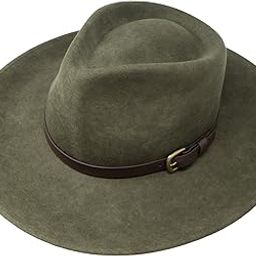 B&S Lewis - Wide Brim Fedora Hat - 100% Wool Felt - Water Resistant - Leather Band-image-33
