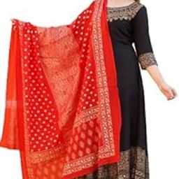 Long Kurti for Womens with Beautifull Design 3/4 Sleeves with Dupatta and Pant-image-89