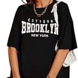 Women's Cotton Blend Half Sleeve Womens/Girls/Teenagers/Pragnet Womens Printed Loose Fit T-Shirt Round Neck/Oversized T-Shirts.-image-61