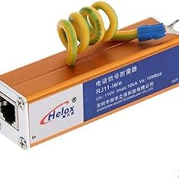 MERISHOPP 3Pcs Telephone Rj11 Surge Protector Thunder Arrester Protection|Computers/Tablets & Networking | Power Protection, Distribution | Surge Protectors, Power Strips-picture-14