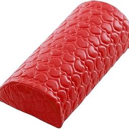 Beauty Empire Nail Pillow Hand Rest for Nails, PU Leather Nail Armrest Detachable Manicure Hand Pillow Cushion Nail Art Accessories Tool for Nail Art Supplies (Women) (Red)-image-107