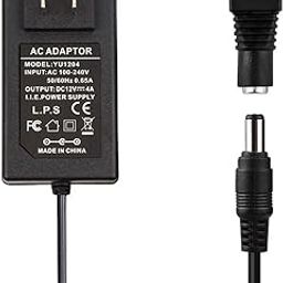 COOLM DC 12V 4A 48W Power Supply AC 100-240V 50/60Hz to DC 12V AC/DC Power Adapter with 5.5x2.5mm DC Plug + 5.5x2.1mm DC Female Jack Socket for 12V LED Strip Lights-44