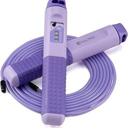 Solpro SKC060 Jump Rope with Mechanical Counter|Adjustable Length, Lightweight, TangleFree|Smooth Rotation,NonSlip Handles|Ideal for Cardio, Speed Training, Fitness, Home & Gym Workouts (Purple)-image-47