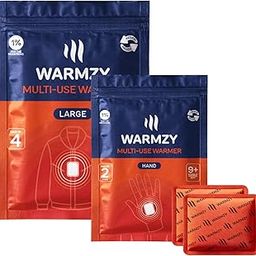 Warmzy Hand & Body Large Multiuse Warmers - 9+ Hours of Warmth, Reseal & Reuse Within 24hrs, Odour Less - Air Activated, Trekking Essentials for Men and Women (Piece of 4 Large & Pair of 2 Hand)-image-10