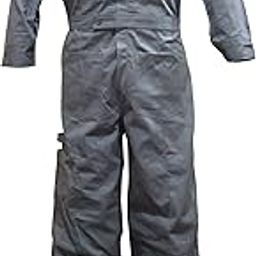 SSBengaly Men's Cotton Welders Coverall Boiler Suit (Grey, 3XL)-picture-23