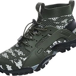 ™ Water Shoes Sneakers Lightweight Hiking Shoes for Outdoor Trekking Casual 43Yard White Green | Athletic | Men's Shoes-image-80