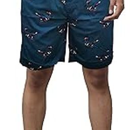 Relaxed Cotton Casual Elastic Shorts, Adjustable Button+Zip Pocket-image-27