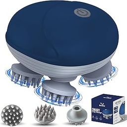 SLOVIC Scalp Massager [3 Speed Mode]|Head Massager Vibrating Machine|Scalp Massage for Hair Growth|Massage Machine for Body Pain & Relaxation|Hair Massage for Hair Growth|Portable & Handheld, Black-image-60