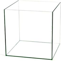 Parko Home Decoration Turtle Aquarium Tank Beautiful Fashion Clear Glass Mini Fish Tank Aqua Habitat Aquarium Tank Only (Colour May Vary) (12x9x12 Inches) 20L-2