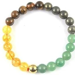 Jet Money Magnet Bracelet | Healing Crystal 8mm Gemstone Beads |Money Magnet Chakra | Job | Bussiness Growth | Good Luck | Wealth | Unisex Stretch Design-image-4