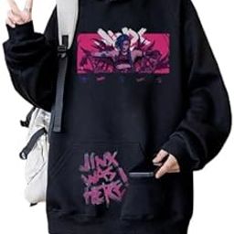 Unisex Arcane Jinx Pullover Hoodie for Men Women Regular Fit Hooded Sweatshirt Full Sleeves Solid Jumper Sweatshirt for Boys/Girls-image-38