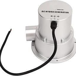 EXCLUZO Water Turbine Hydroelectric Generator, Permanent Magnet Brushless Motor Water Hydro Generator Mini for Yard (SJ18C)-picture-15