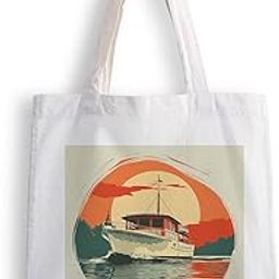 Canvas Tote Bags for Women, College Bag for Girls, Tote Bag for Shopping, Travel & Beach Bags for Women - Ship - D No - 160-image-94