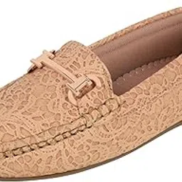 walkway Women's Classic Synthetic Leather Loafer Shoes-picture-0
