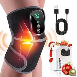 HOMRELEXA Heated Knee Massager, 3 in 1 Knee Massager with Heat and Vibration, Heating Pad for Knee, Knee Heating Pad, Heated Knee Brace?1 pcs?-image-44