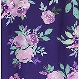 Purple Flower Changing Pad Cover Diaper Changing Mat Cover Sheets for Newborn Girls Soft Breathable Nursery Changing Table Sheets-image-120