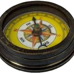 2 Inches Brass Compass Directional Pocket Magnetic Compass-image-3