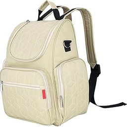 SAZ DEKOR® Mummy Bag Baby Nappy Bottle Packsack Rucksack Waterproof Tote Handbag Ivory|Double Pompom Baby Hat|Dancing Toy|Toy for Baby|Musical Toy|-image-88
