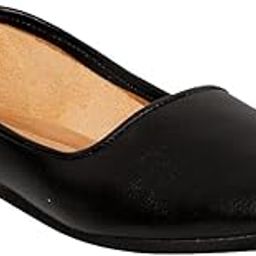 Black Synthetic Leather Mojaris for Men-image-70