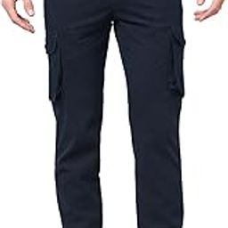 Men's Straight Fit Cotton Cargo Trouser - CT03-image-3