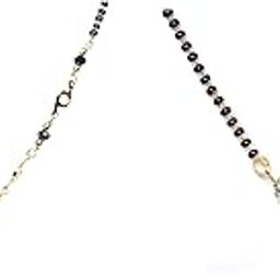 Combo of 2 Designer Short Black Beads Chain Mangalsutra For Women-4