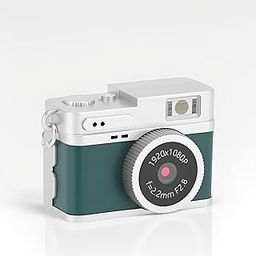 LICAEVEY 64GB Keychain Camera with 0.96" Color Display - Full HD 1080P Retro Snap Mini Digital Camera, Portable Pocket for Travel School Vlogging (Green)-image-99