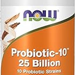 Now Foods Vegetarian Probiotic Capsules Probiotic-10 25 Billion, 100 Count-55
