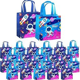 FunBlast Space Gifting Bags for Return Gifts - 24 Pcs Non-Woven Multi-Purpose Reusable Carry Bag, Birthday Goodie Bags (24)-image-32