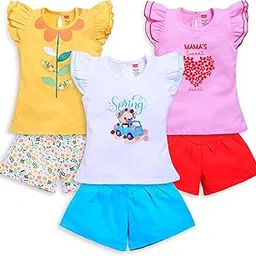 luvlap Girls Cotton Printed H/S Top Coset-picture-11