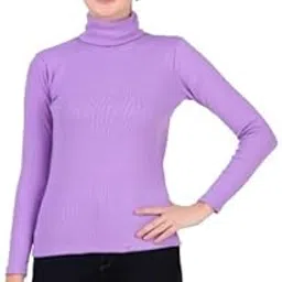 diaz Women’s High Neck Top for Women & Girls – Ribbed Turtleneck Pullover – Full Sleeve Slim Fit Stretchable|Stylish Winter Wear Sweater, Casual-picture-45
