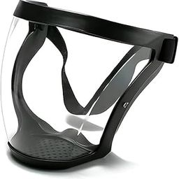 Anti-Fog Full Face Shield Upgraded, Impact & Wind Resistant Cycling Mask with Adjustable Fit, Transparent Protection for Outdoor & Kitchen Use, Heat & Blue Light Blocking-image-23