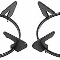 SUNCO Manual Gas Stove Pan Support Round Shape Size 15X15X5 CM Black Colour Material-Iron Pack of 2 Units-image-33
