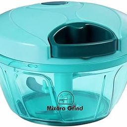 Mixora Handy Vegetable Chopper 250ml – 3-Blade Manual Food Chopper for Effortless Cutting of Fruits & Veggies – Compact Kitchen Tool – Green-10
