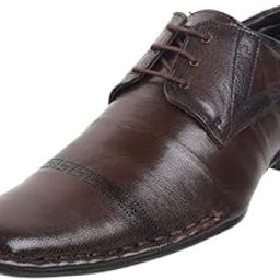 Men Refined Leather Lace-Up Formal Shoes-image-12