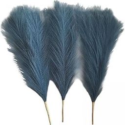 ATORSE 4x3x Dried Pampas Grass Bohemia Reed Flowers for Vase Living Room Blue Green-image-66