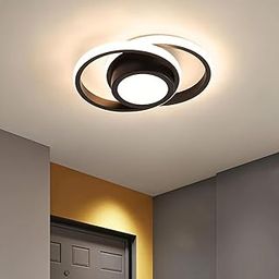 BHAVYATA™ 3-in-1 LED Ceiling & Wall Light with Switchable Color – Black Hallway Mount Light for Hallway, Bathroom, Bedroom, Kitchen, Aisle, Stairway (Celling lamp-805)-image-12