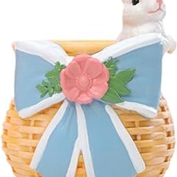 Flower Planter Creative Desktop Decoration Resin Statue for Yard Patio Desks Bunny-image-71