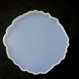 53 Arts Silicone Mould for Coaster Making Resin Casting Mould 4 inch (White)-image-63
