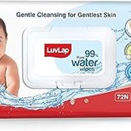 LuvLap Baby 99% Pure Water Wipes, 72 wipes/pack-image-69